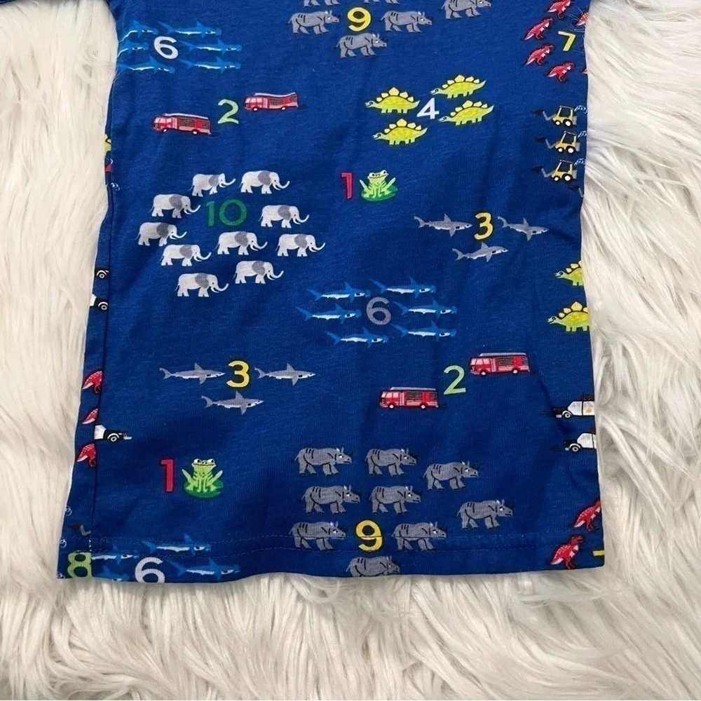 The Children's Place Sleep T-Shirt Blue Numbers